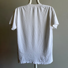GG 1990s Washed White Blank T-Shirt by Jockey