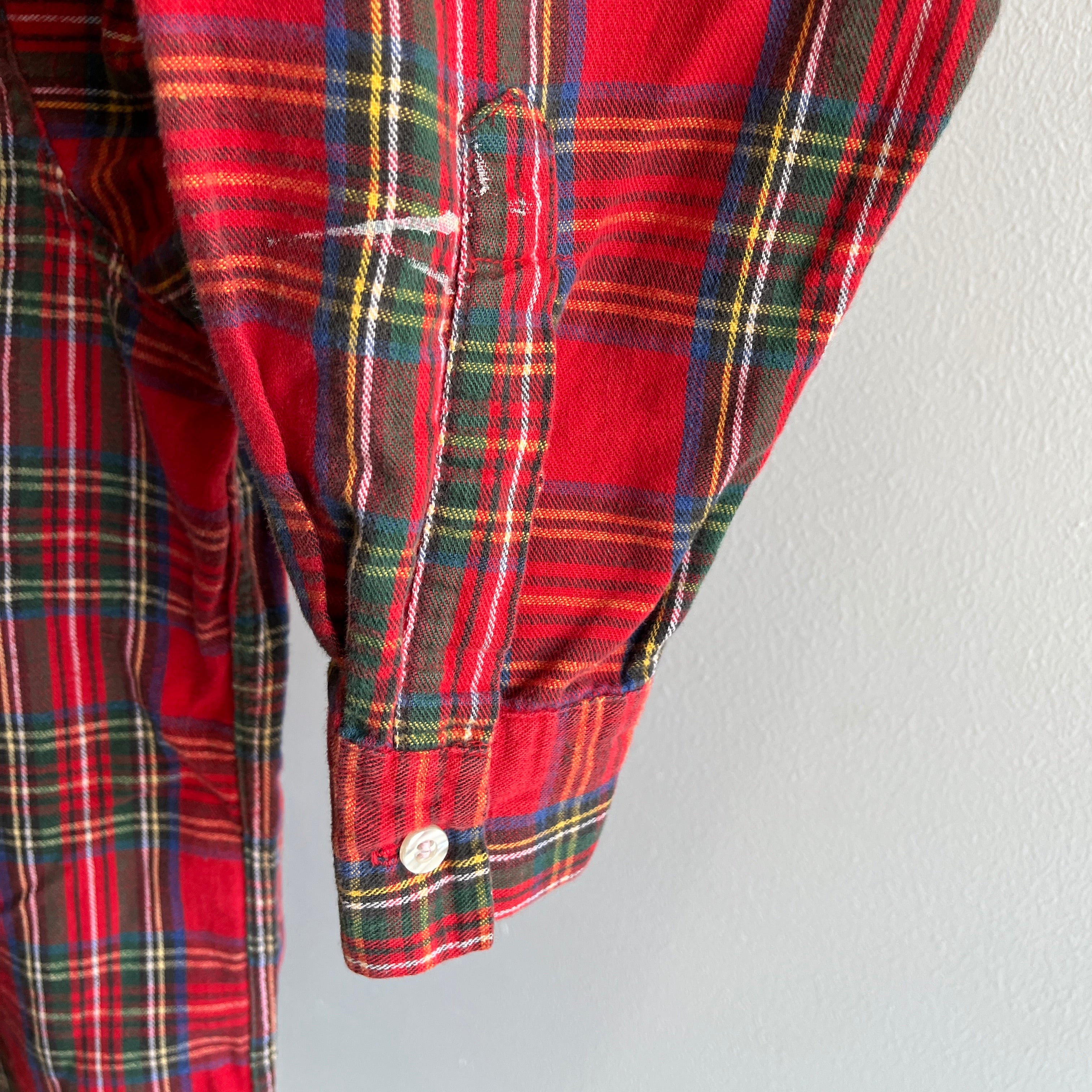 1950/60s L.L. Bean USA MADE Single Pocket Cotton Flannel - THIS!!!!