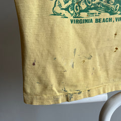 Débardeur Virginia Beach des années 1980 battu au-delà du débardeur Virginia Beach de Peabody