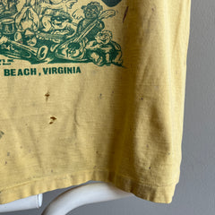 Débardeur Virginia Beach des années 1980 battu au-delà du débardeur Virginia Beach de Peabody