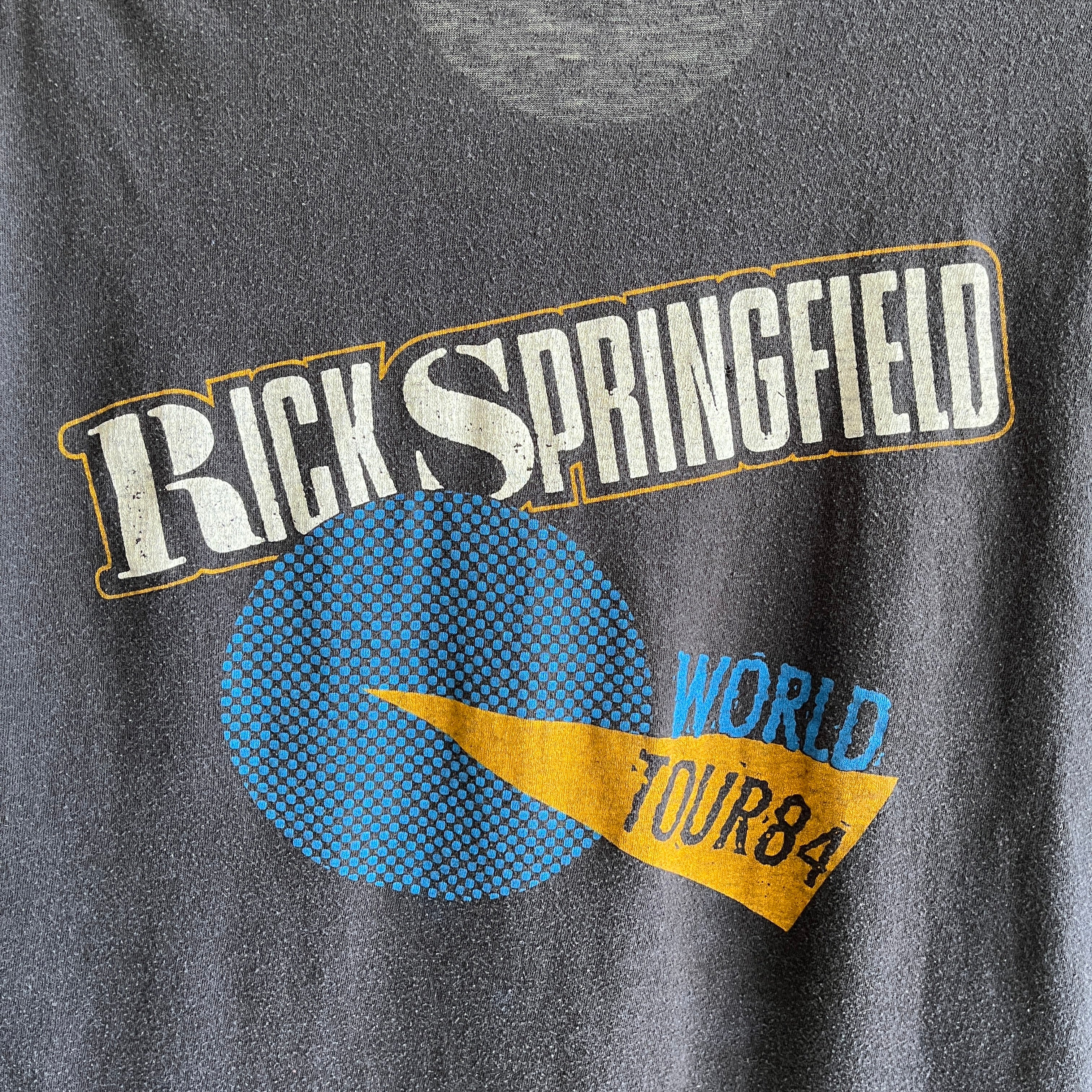 1984 Rick Springfield World Tour Muscle Tank - Oh hé!