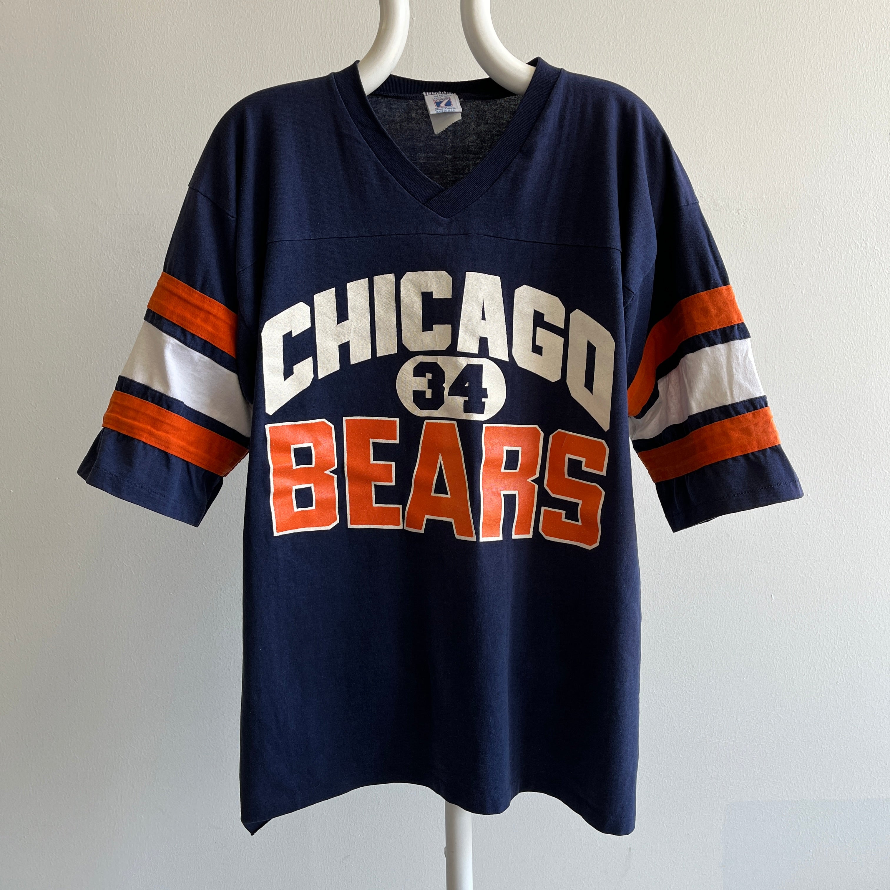 Chicago Bears Men's 500 Level Walter Payton Chicago Gray T-Shirt