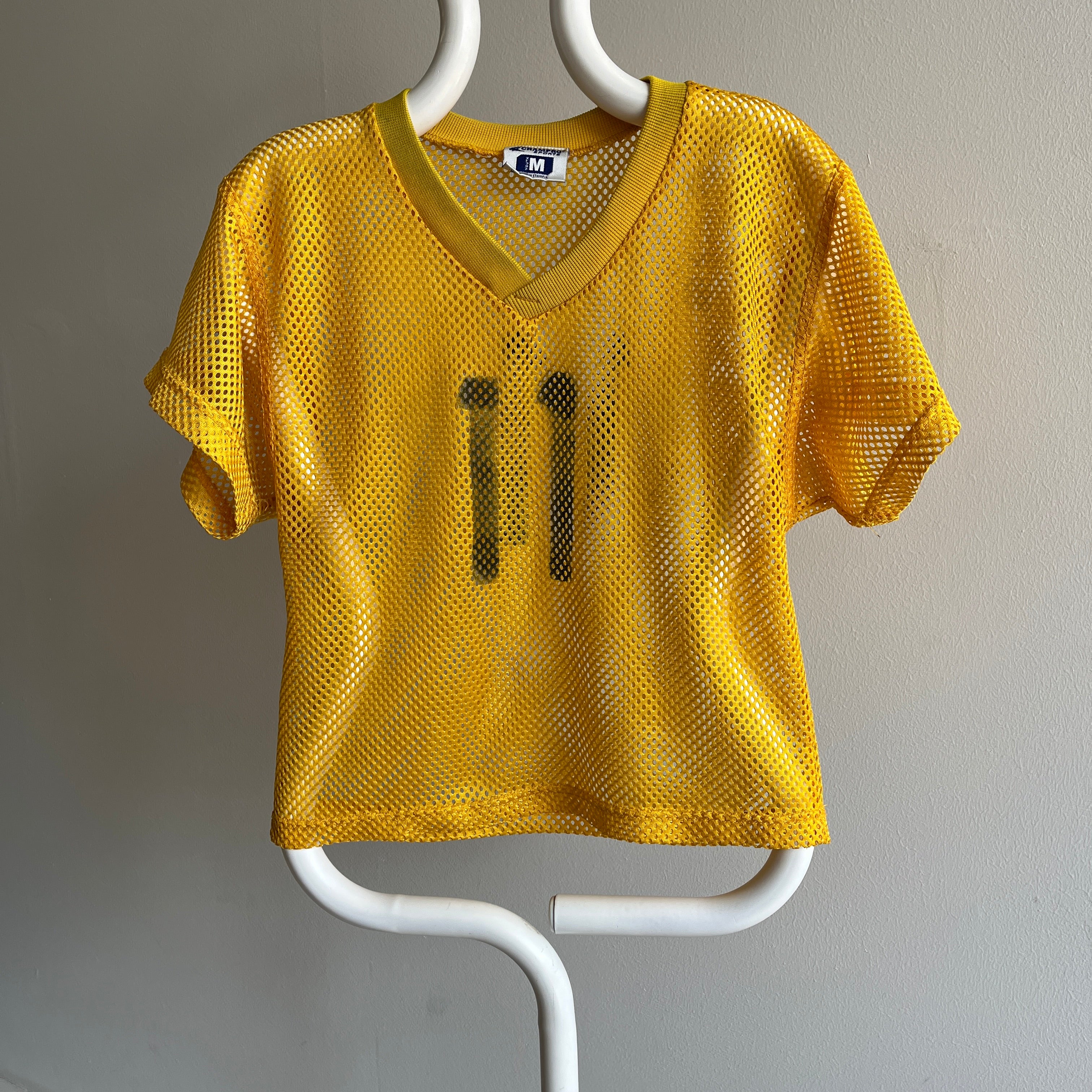 1990/2000s Football Jersey Crop Top