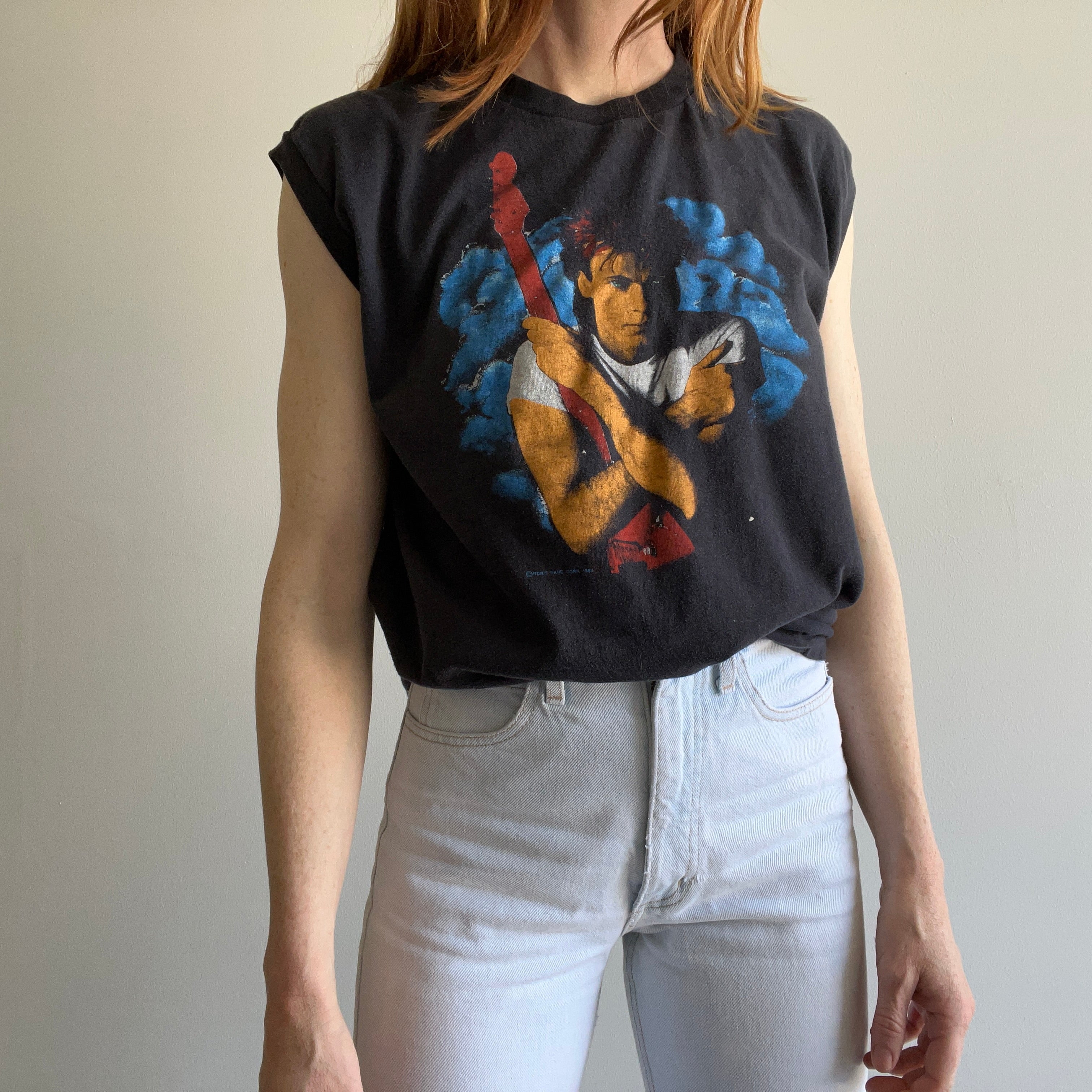 1984 Rick Springfield World Tour Muscle Tank - Oh Hey!