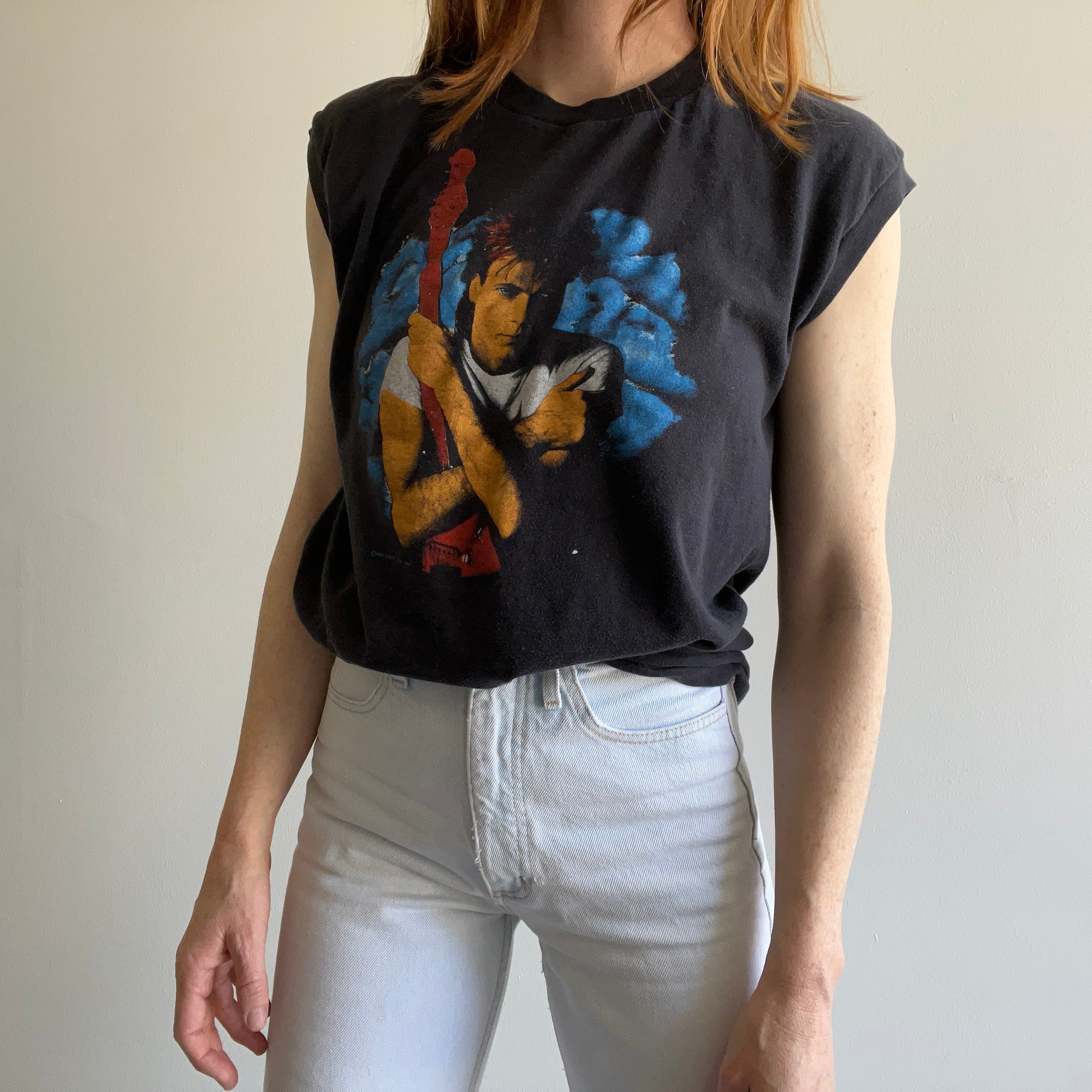 1984 Rick Springfield World Tour Muscle Tank - Oh Hey!