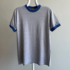 GG 1970s Gray and Blue Ring T-Shirt by Sportswear x Sears