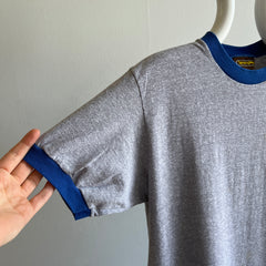 GG 1970s Gray and Blue Ring T-Shirt by Sportswear x Sears