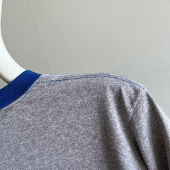 GG 1970s Gray and Blue Ring T-Shirt by Sportswear x Sears