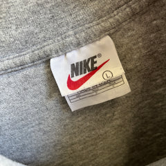 GG 1990s USA Made Nike Larger Long Sleeve Gray Mock Neck T-Shirt