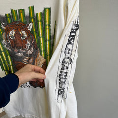 1980s Extinction Is Forever - Busch Gardens - Tiger Long Sleeve T-Shirt By Signal