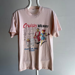 T-shirt graphique Cruisin Wal-Mart des années 1980 - teinté