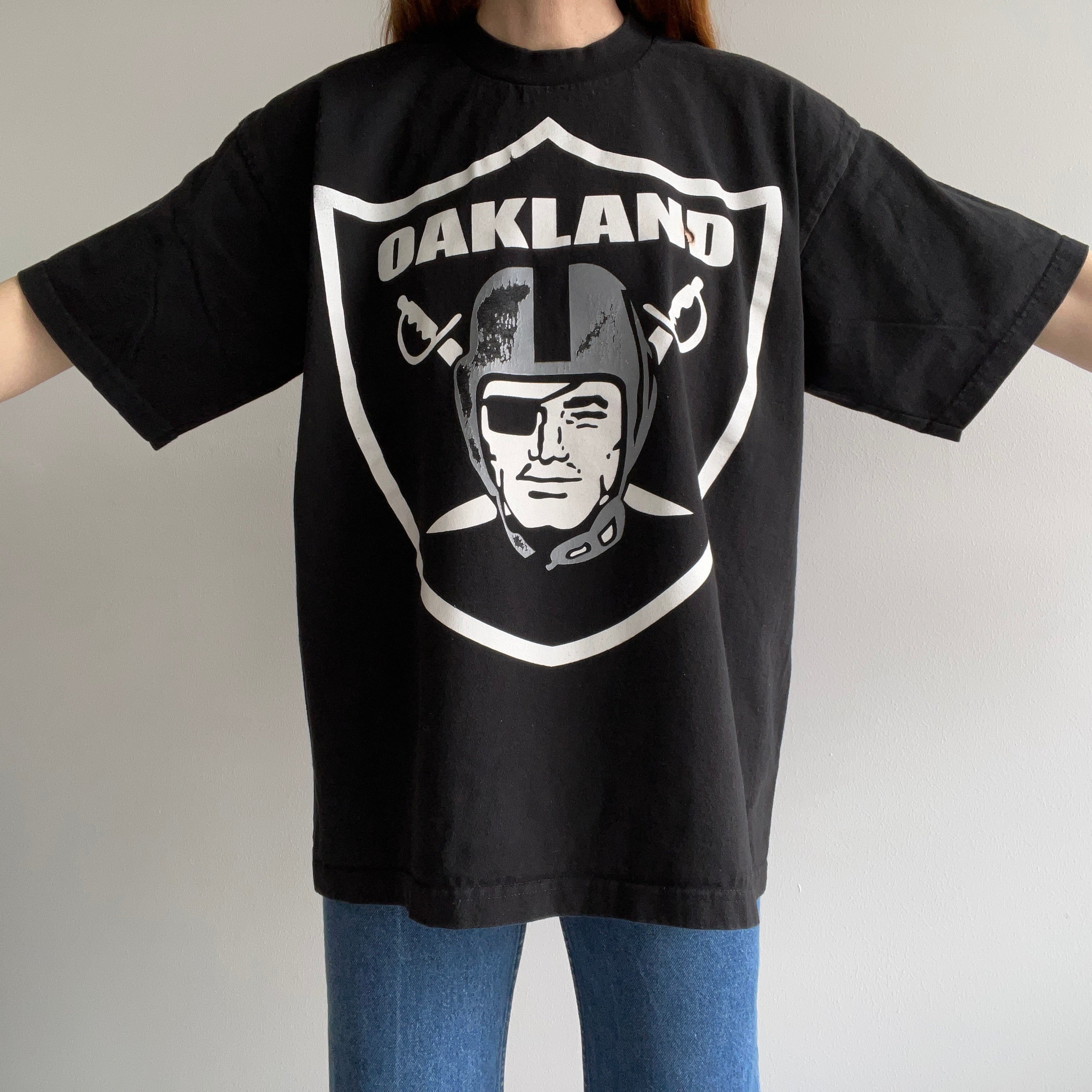 1990s Oversized Raiders T-Shirt