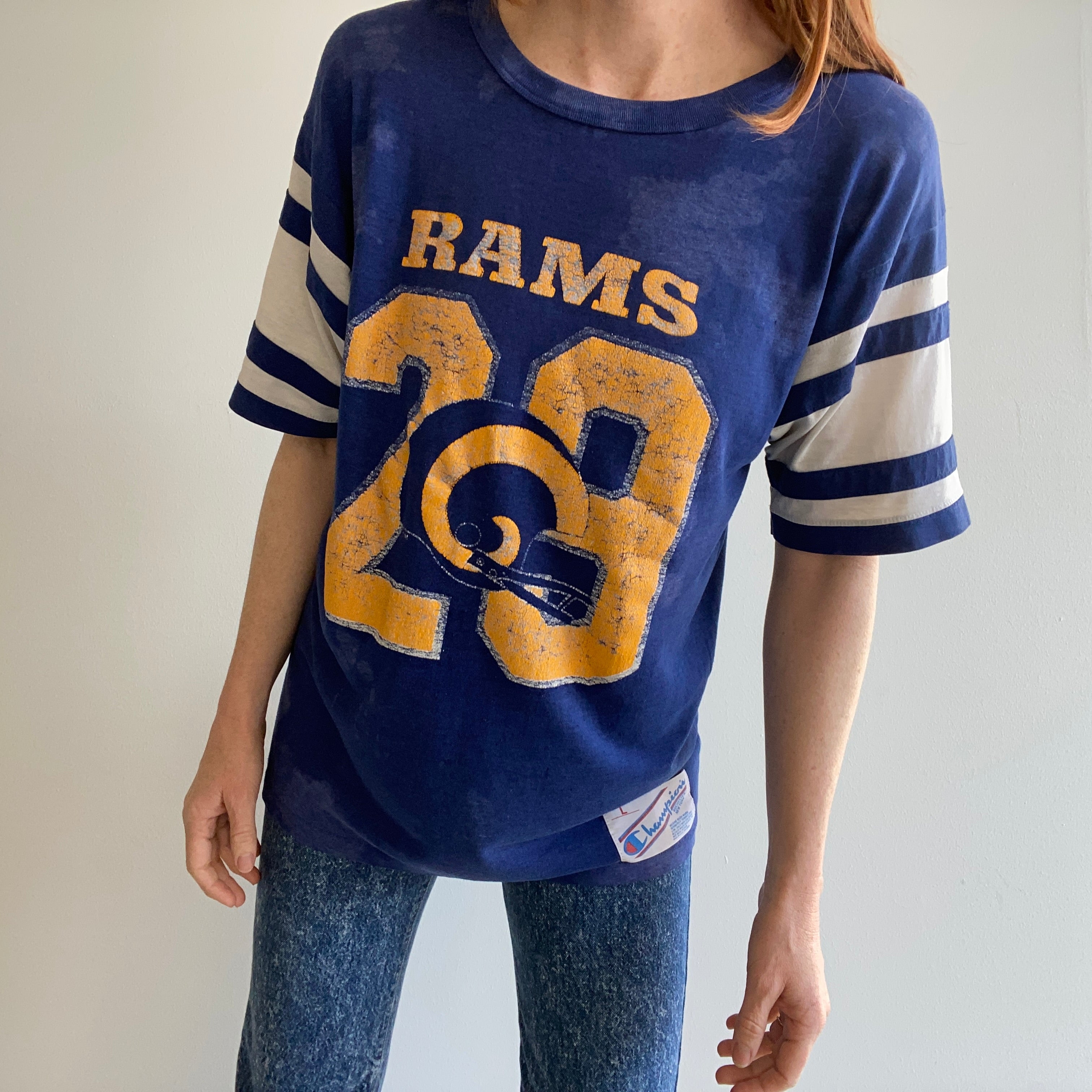 1980s Eric Dickerson No 29 Retired Number Los Angeles Rams by