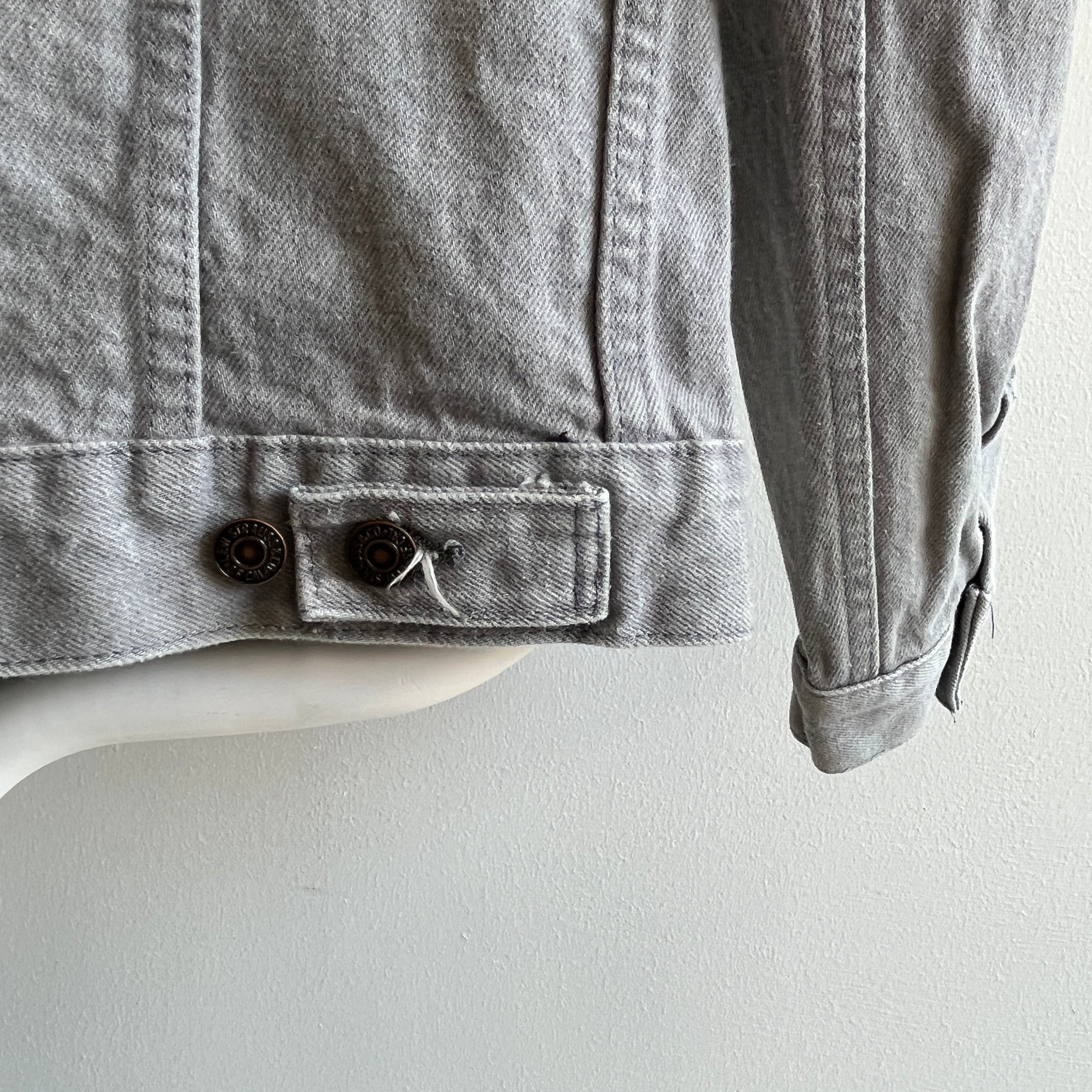 1980s Gray Levi's Type III Trucker Denim Jacket