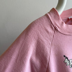 1980s Cat Lady/Dude Sweatshirt with Stains