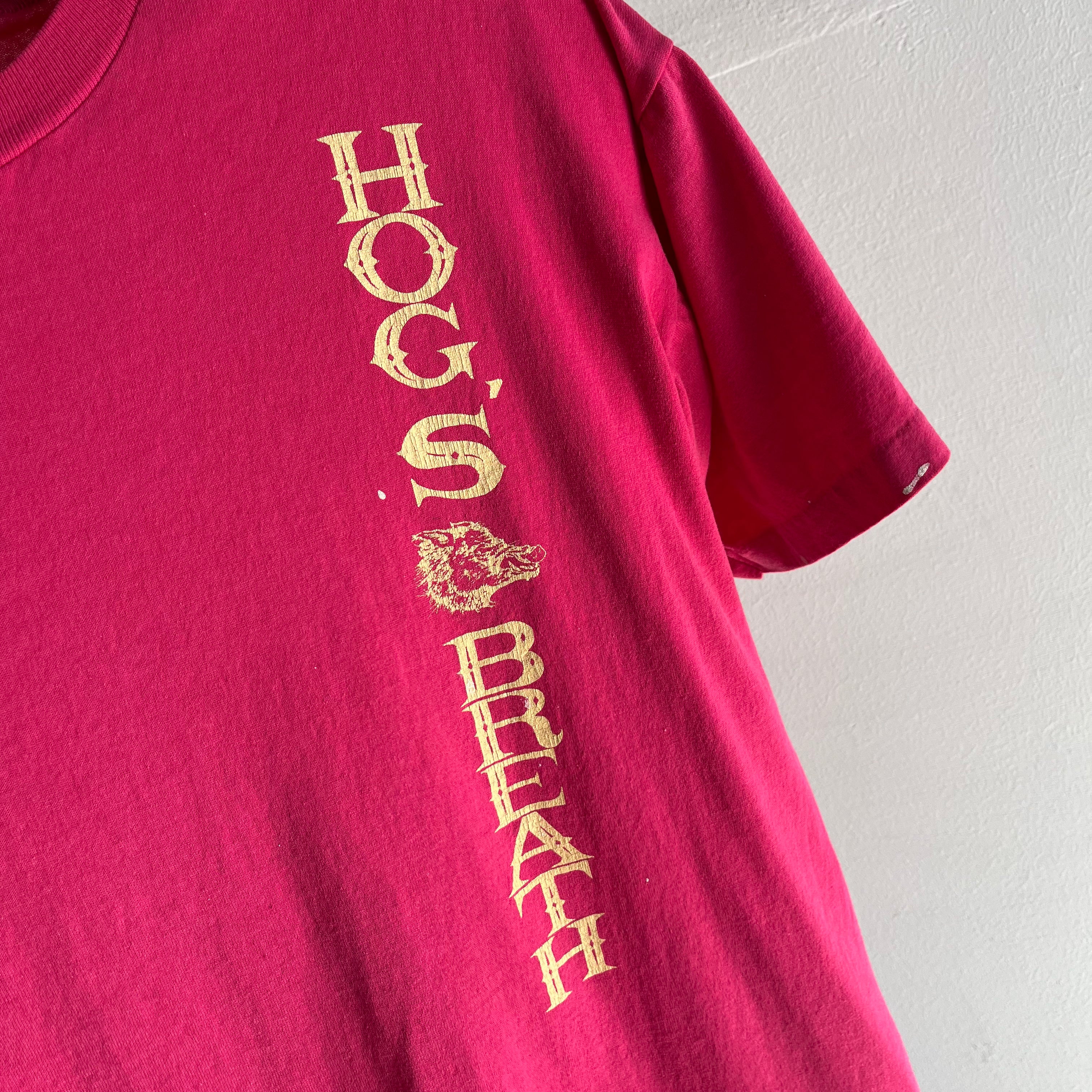 1976 Hog's Breath Inn Paint Stained T-Shirt