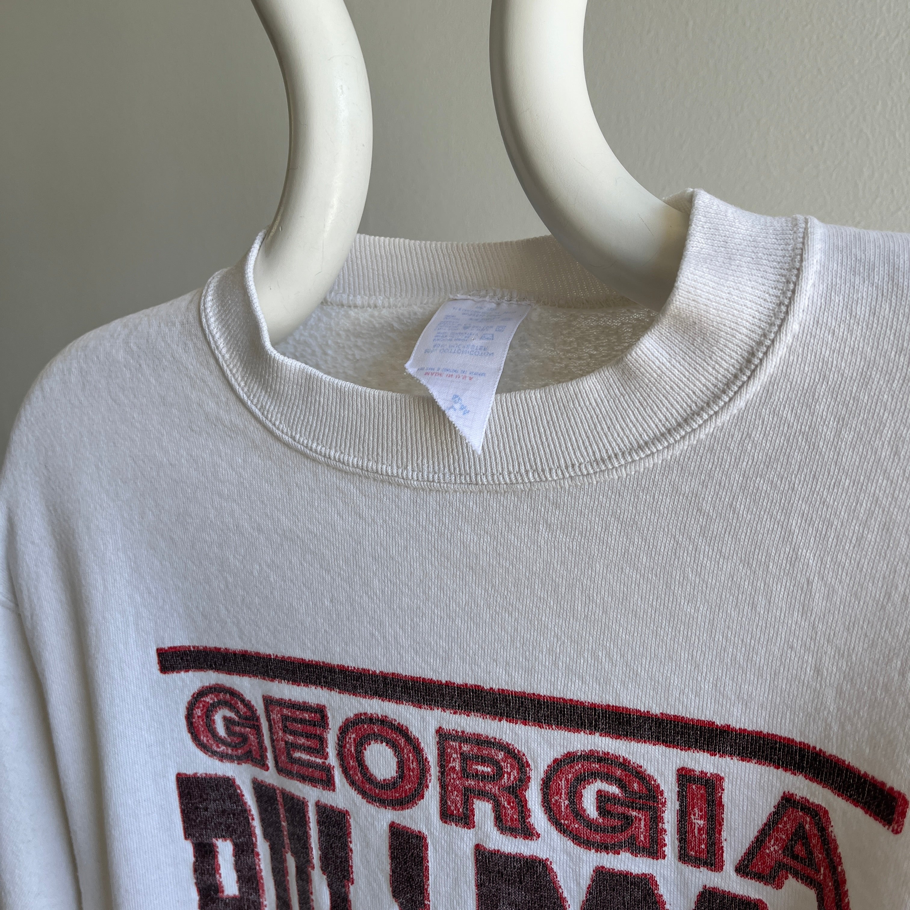 1980s Georgia Bulldogs - GO DAWGS!!! - Sweatshirt