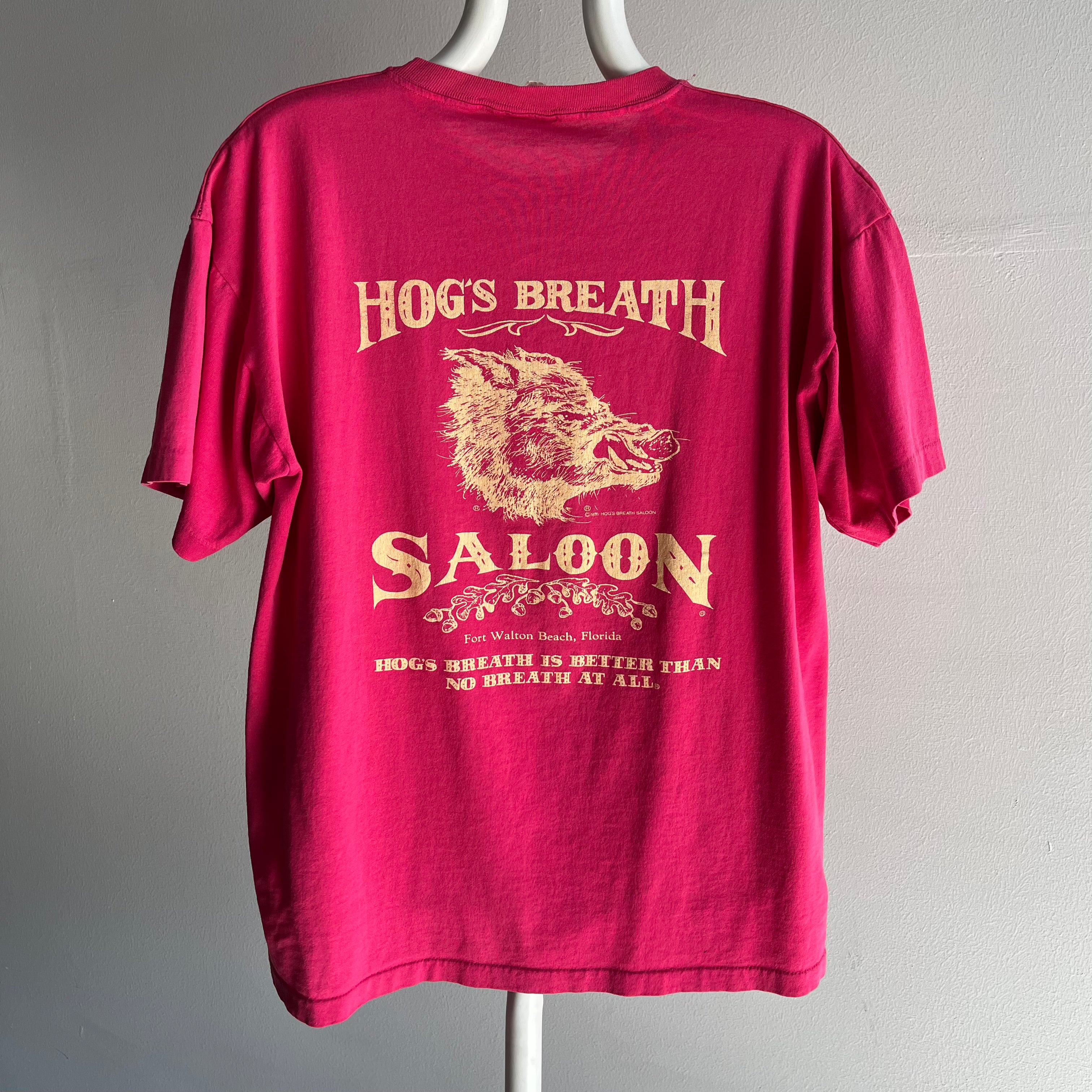 1976 Hog's Breath Inn Paint Stained T-Shirt