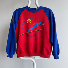1980s Ski Jumping Northing Tactical Trials Ultra Rad Color Block Sweatshirt