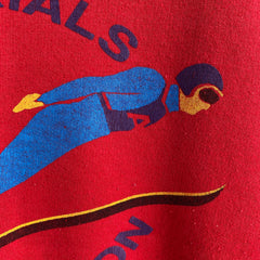 1980s Ski Jumping Northing Tactical Trials Ultra Rad Color Block Sweatshirt