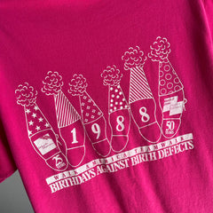 1988 Weight Watchers 25e anniversaire T-shirt