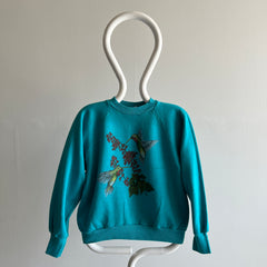 1980s Hummingbird Sweatshirt on a PONY Brand Tag - Puzzling Branding
