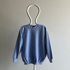 1980s FOTL Ladies Sky Blue Super Cosy Raglan