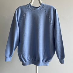 1980s FOTL Ladies Sky Blue Super Cosy Raglan