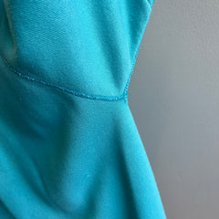 1980s Light Turquoise Super Soft Warm Up by Ultra Fleece