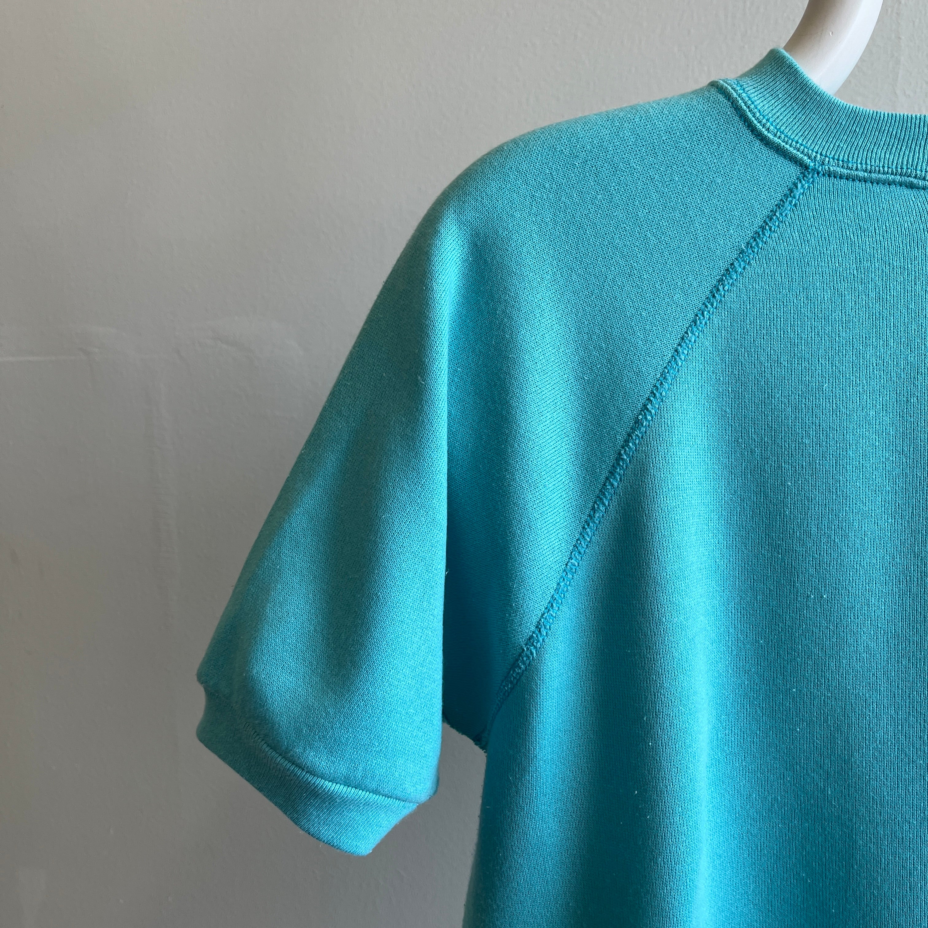 1980s Light Turquoise Super Soft Warm Up by Ultra Fleece