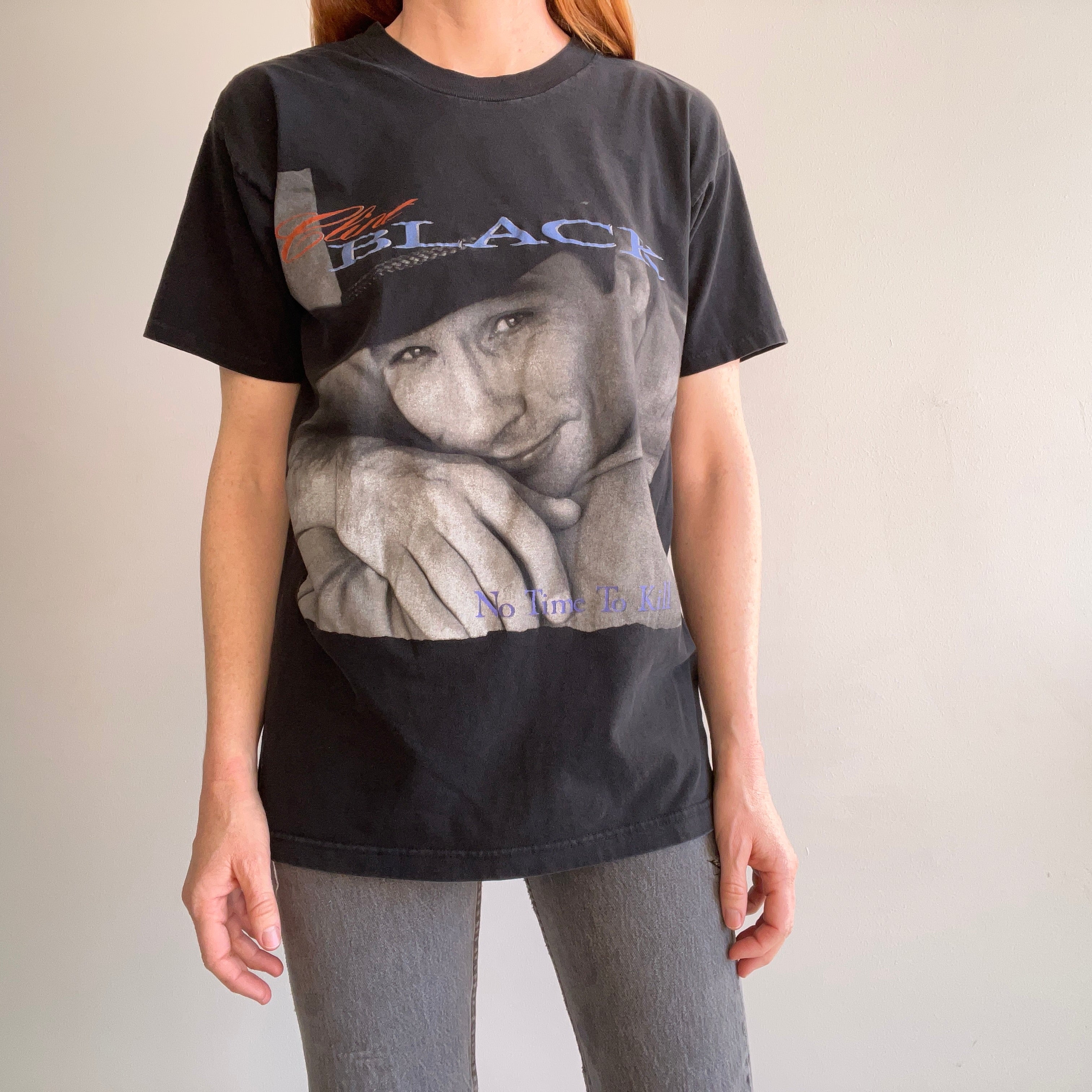 1993 Clint Black T-shirt avant et arrière No Time to Kill