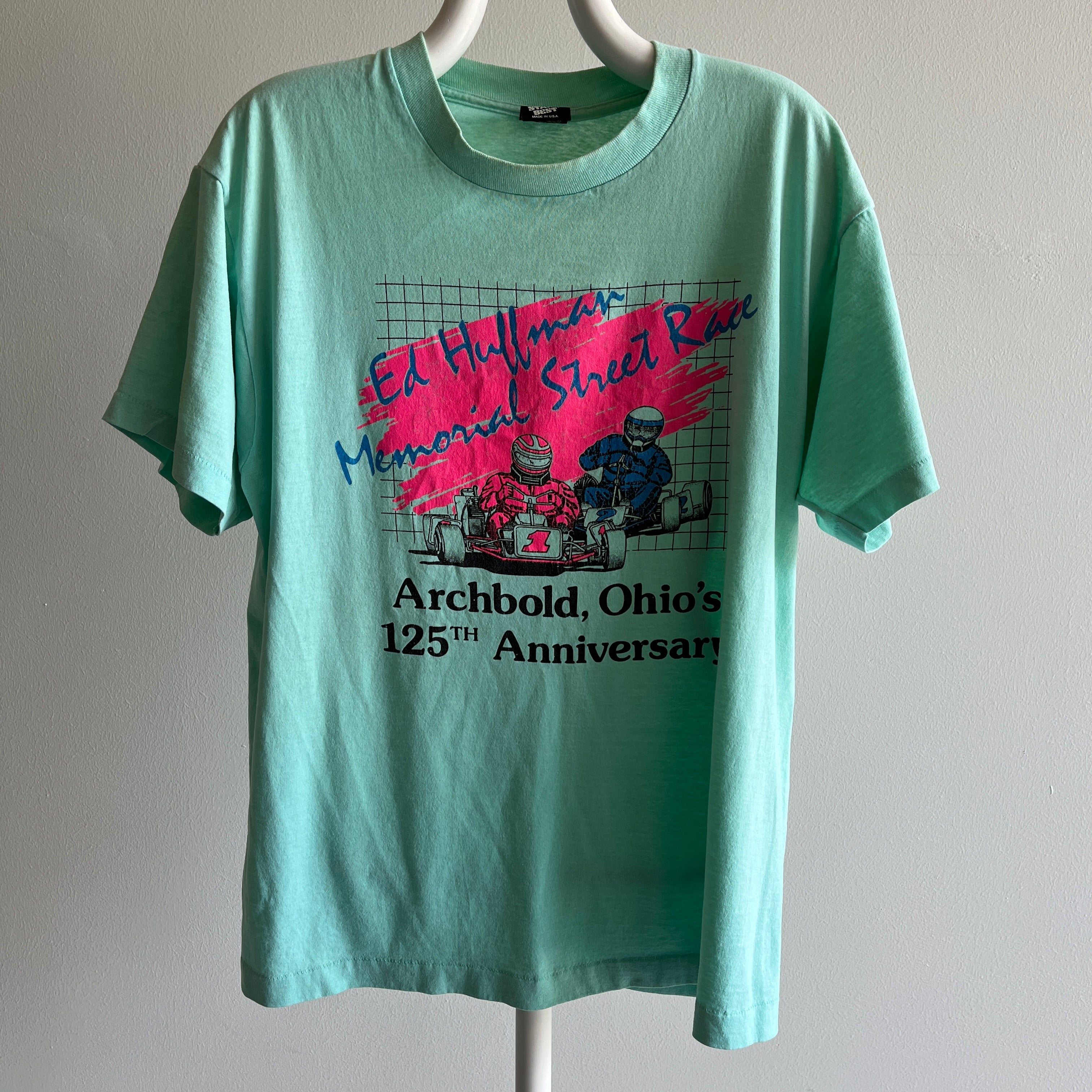 T-shirt Drag Racing des années 1980 de l'Ohio