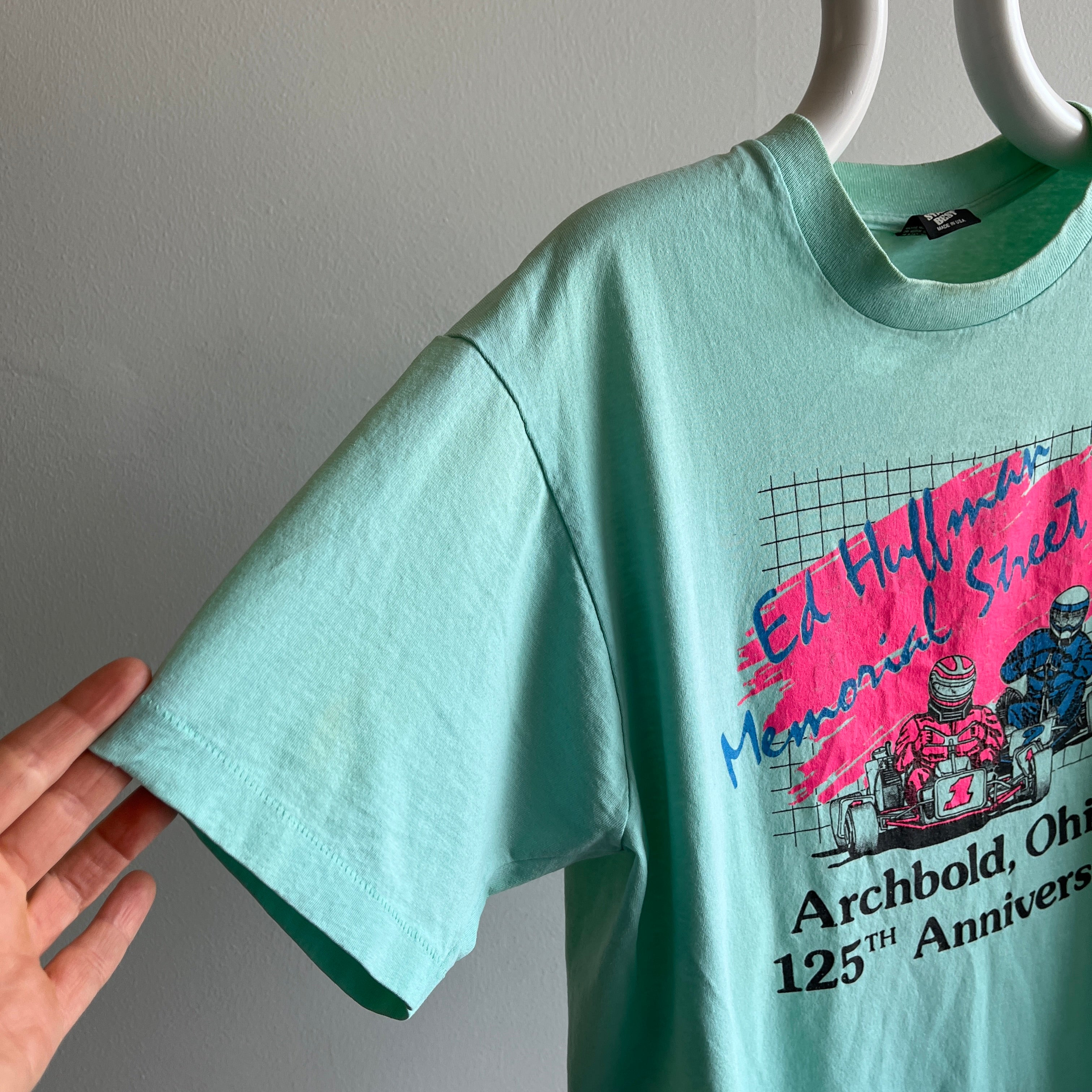 T-shirt Drag Racing des années 1980 de l'Ohio