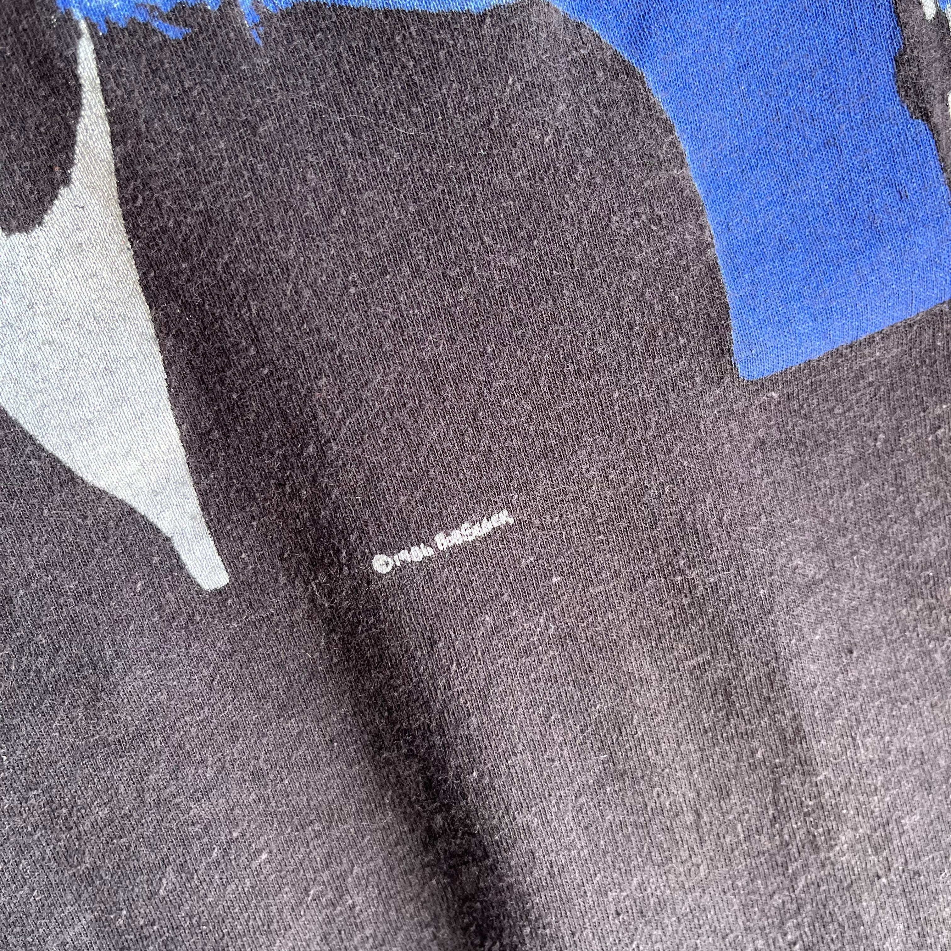 1986 Bob Seger & The Silver Bullet Band T-shirt à point unique