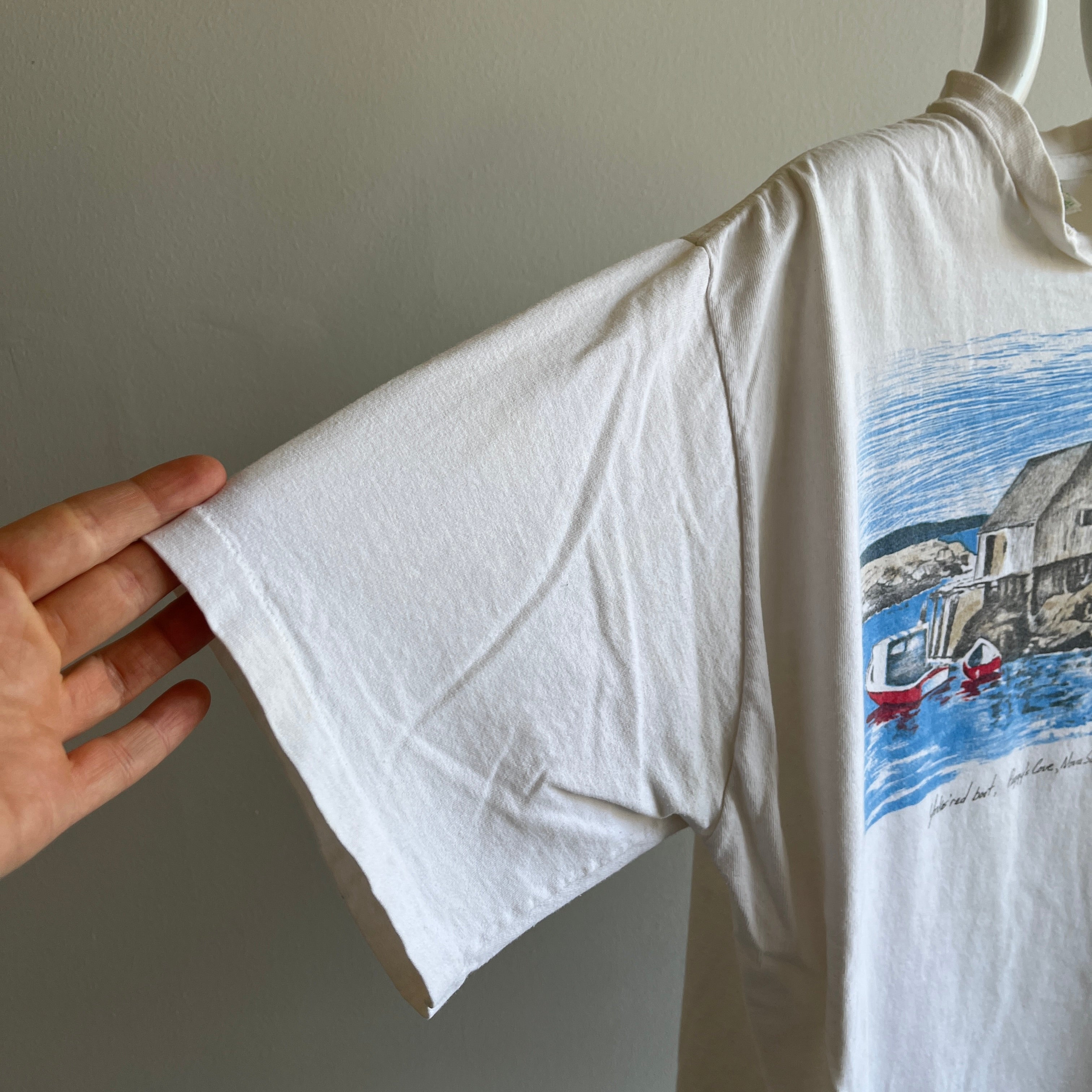1993 Peggy's Cove, Nouvelle-Écosse T-shirt en coton