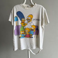 1989 Thrashed Simpsons Front and Back T-Shirt - Oh my!