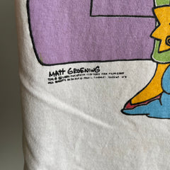 1989 Thrashed Simpsons T-shirt avant et arrière - Oh mon dieu !