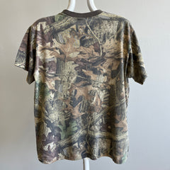 T-shirt camouflage avec poche de chasse des années 1990/00
