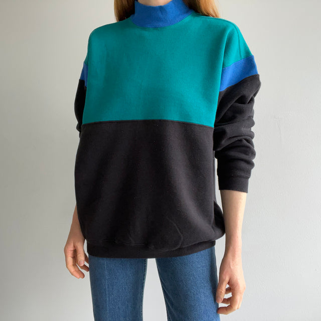1990s Colorblock Sweatshirt by Hanes