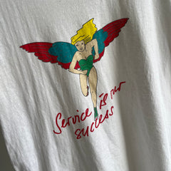1980s Service Is Our Success - Lauda-Air Advertising T-Shirt