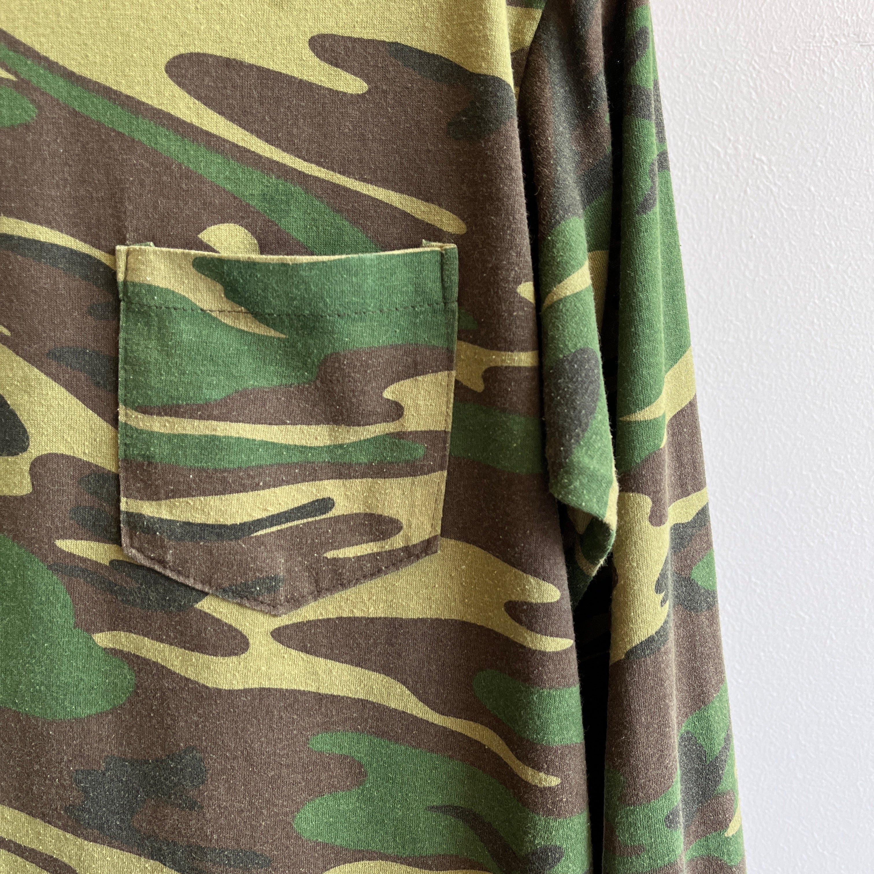 1980s Long Sleeve Camo T-Shirt