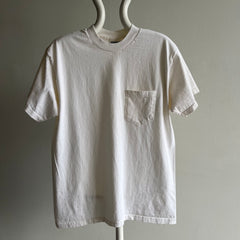 1980/90s White Cotton Pocket T-Shirt