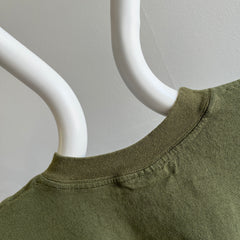 GG - 1980s Blank Army Green T-Shirt