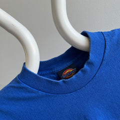 GG - 1980 USA MADE DICKIES T-shirt de poche en coton bleu vierge