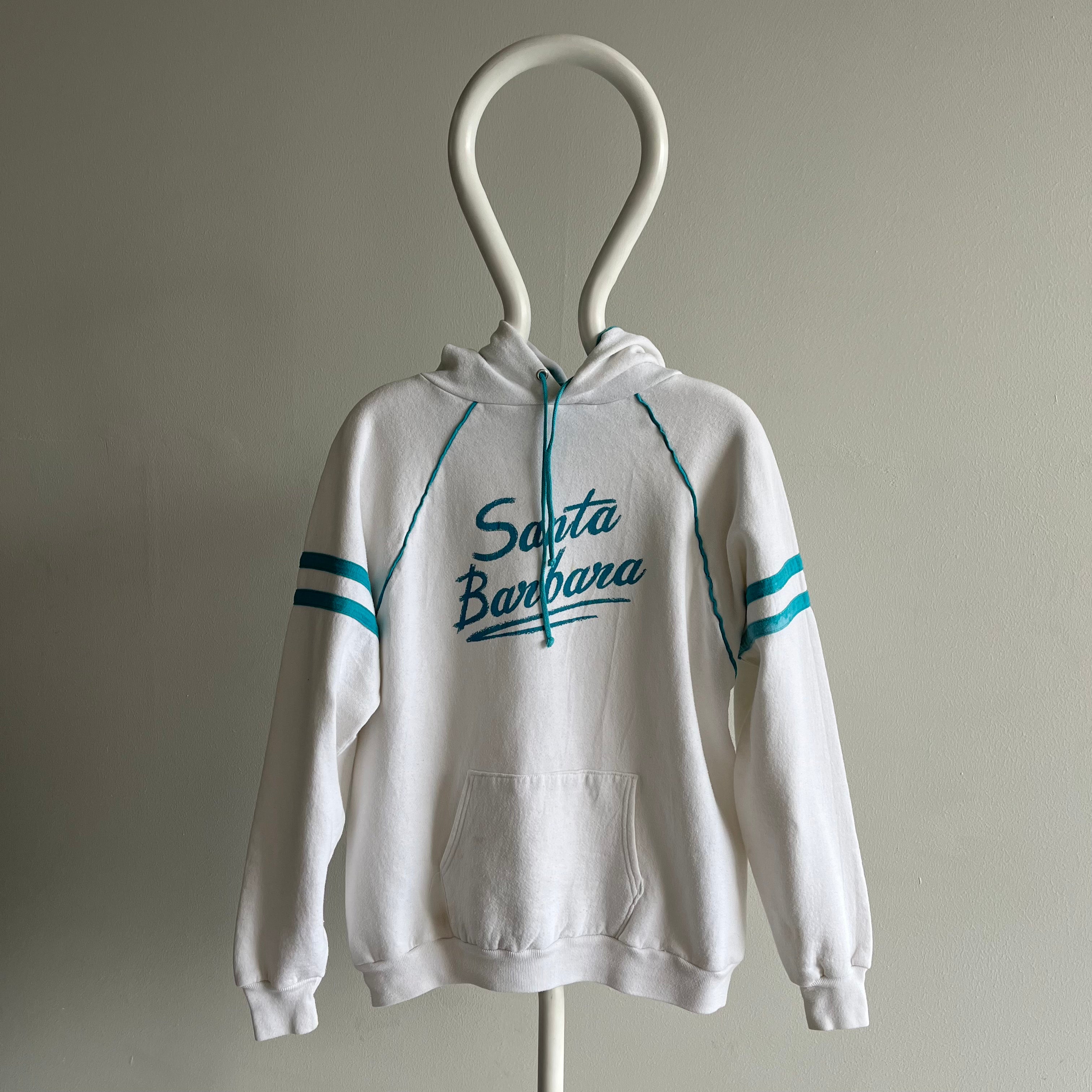 1980s Santa Barbara Two Toned Hoodie by Jerzees