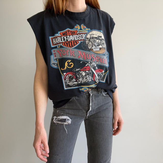 1992 Harley T-shirt à manches coupées
