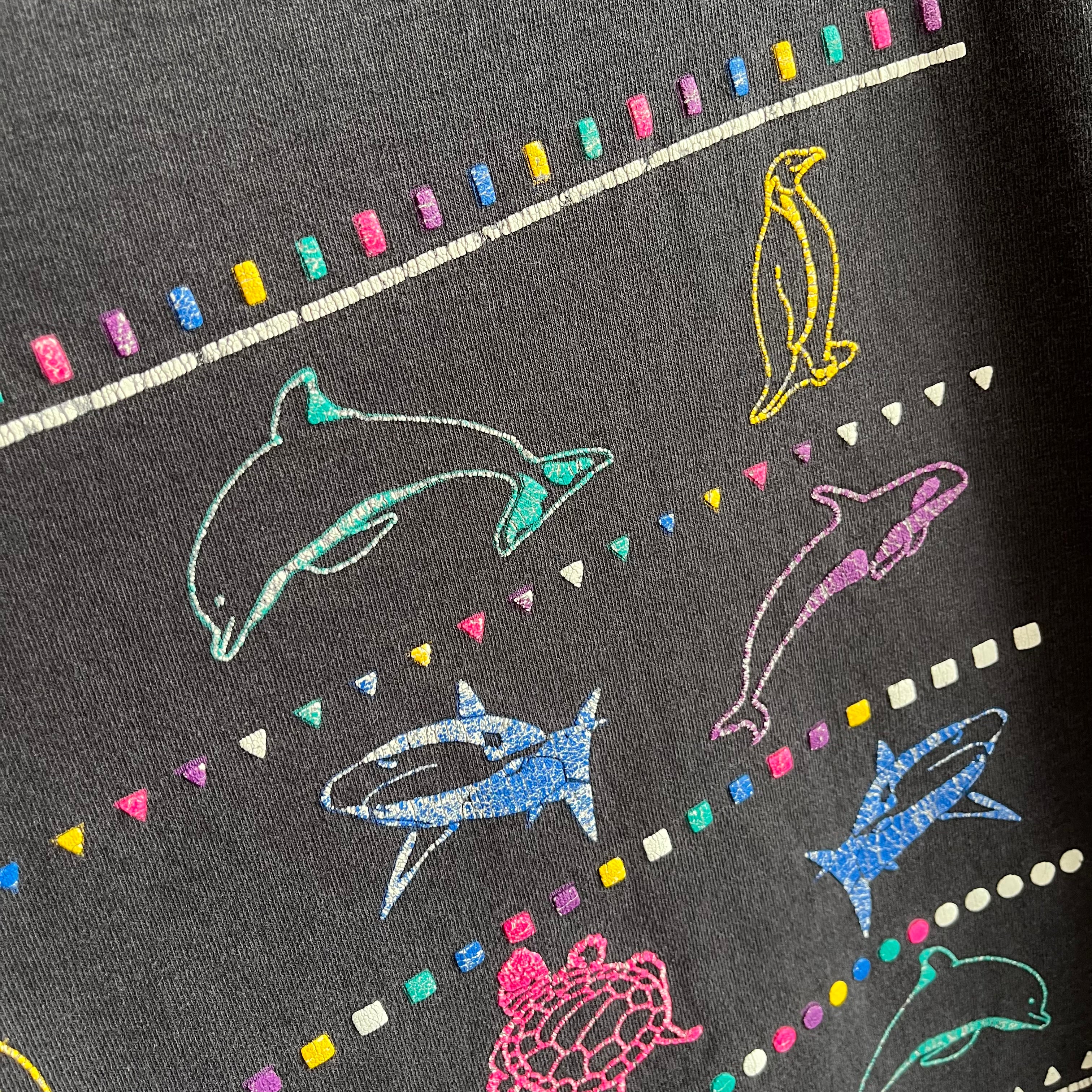 1990s Aquarium Of The Americas New Orleans T-Shirt