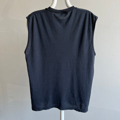 GG - 1990s Thinned Out FOTL Black Muscle Tank Top with Pocket