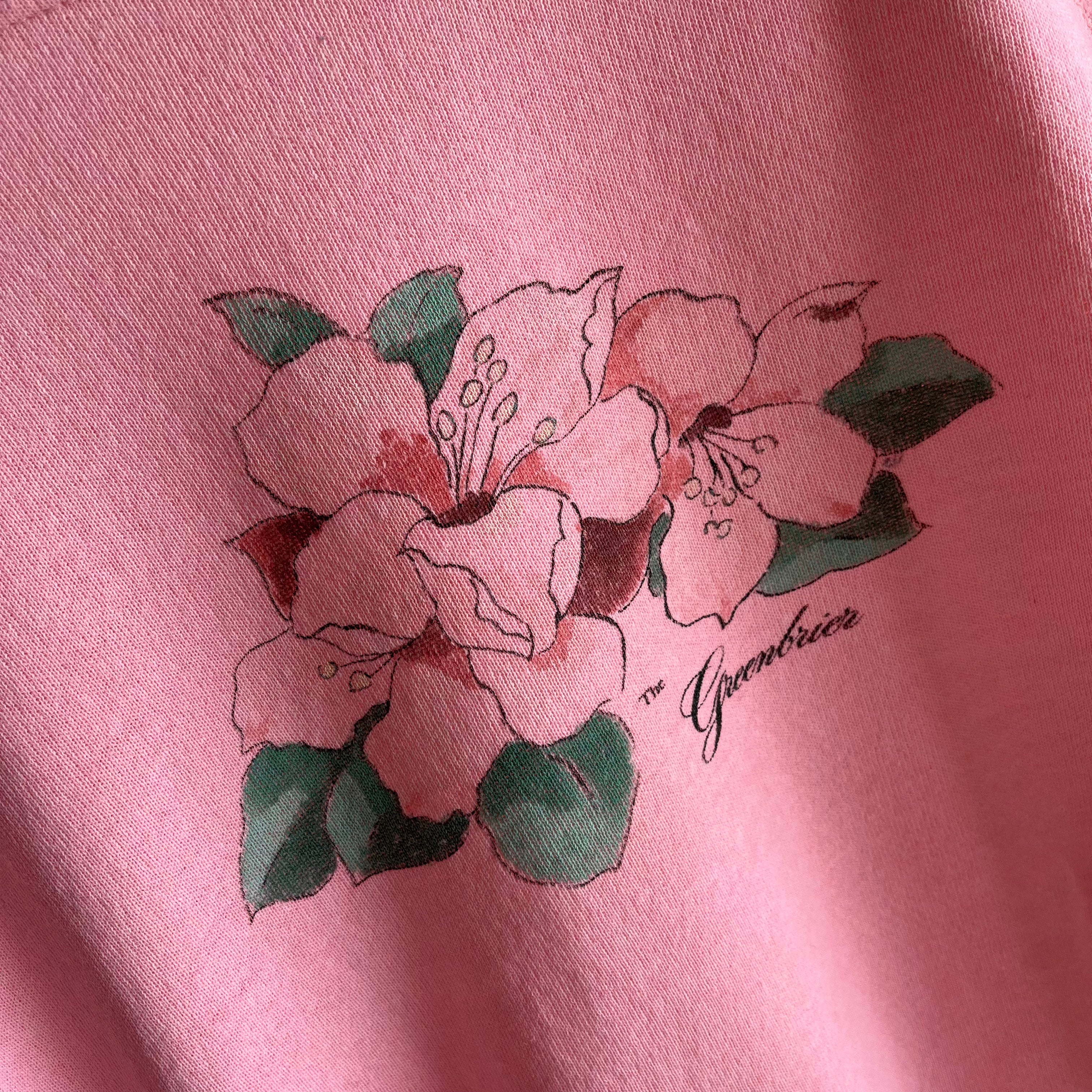 1980s The Greenbrier Hotel Soft and Slouchy Sweatshirt