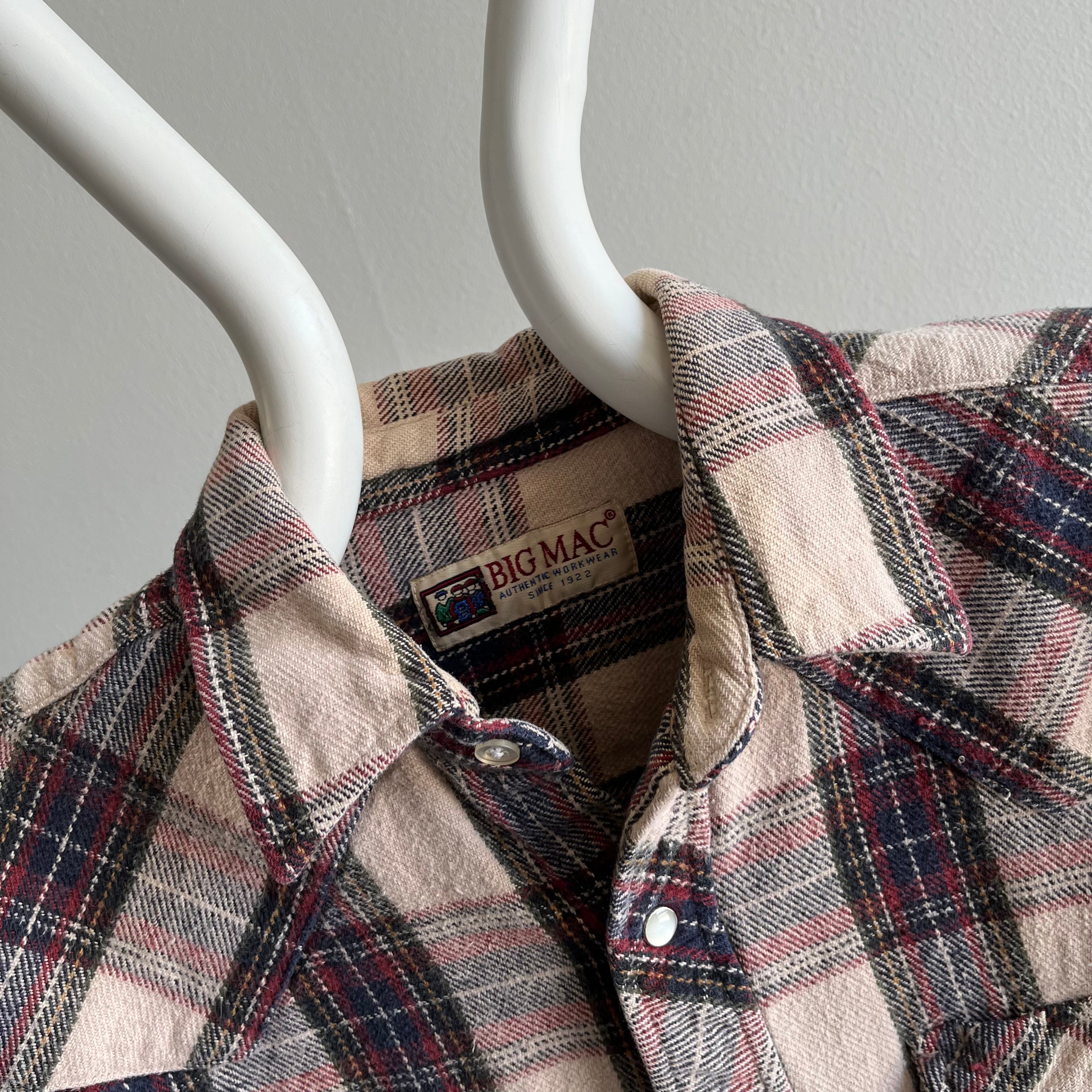 1990s/2000s Cowboy Snap Front Flannel